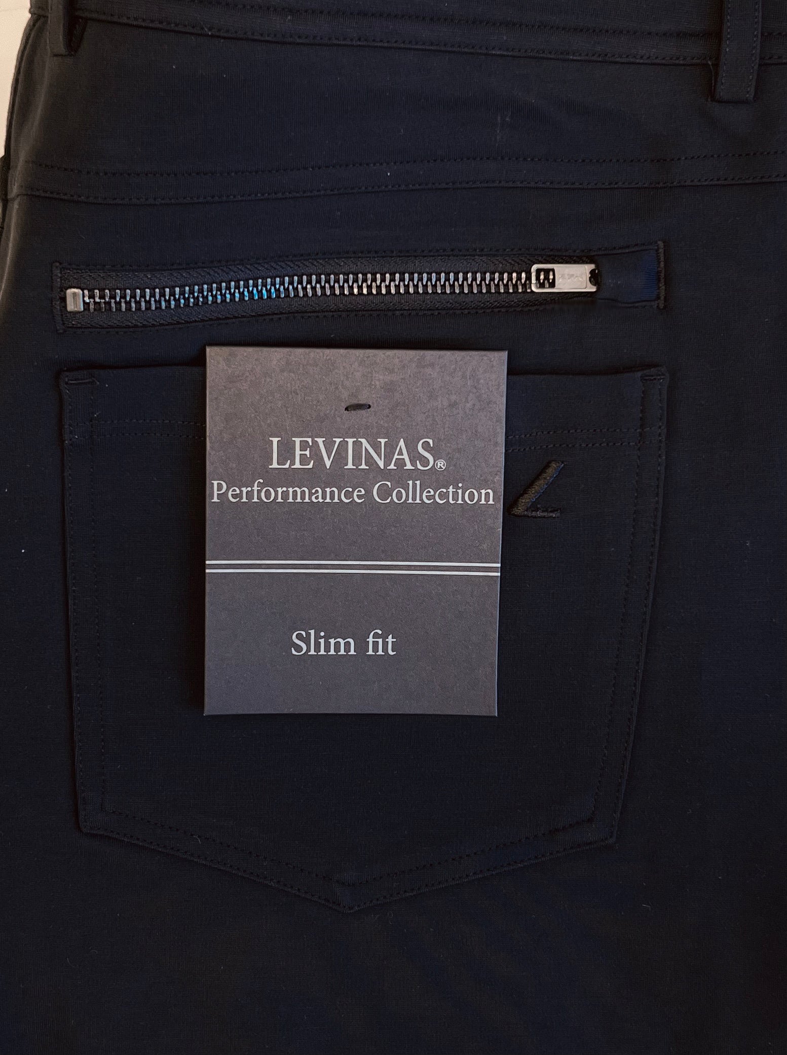 NEW & UPDATED Super - Stretch Men's Chinos //Casual// Black - Performance Collection
