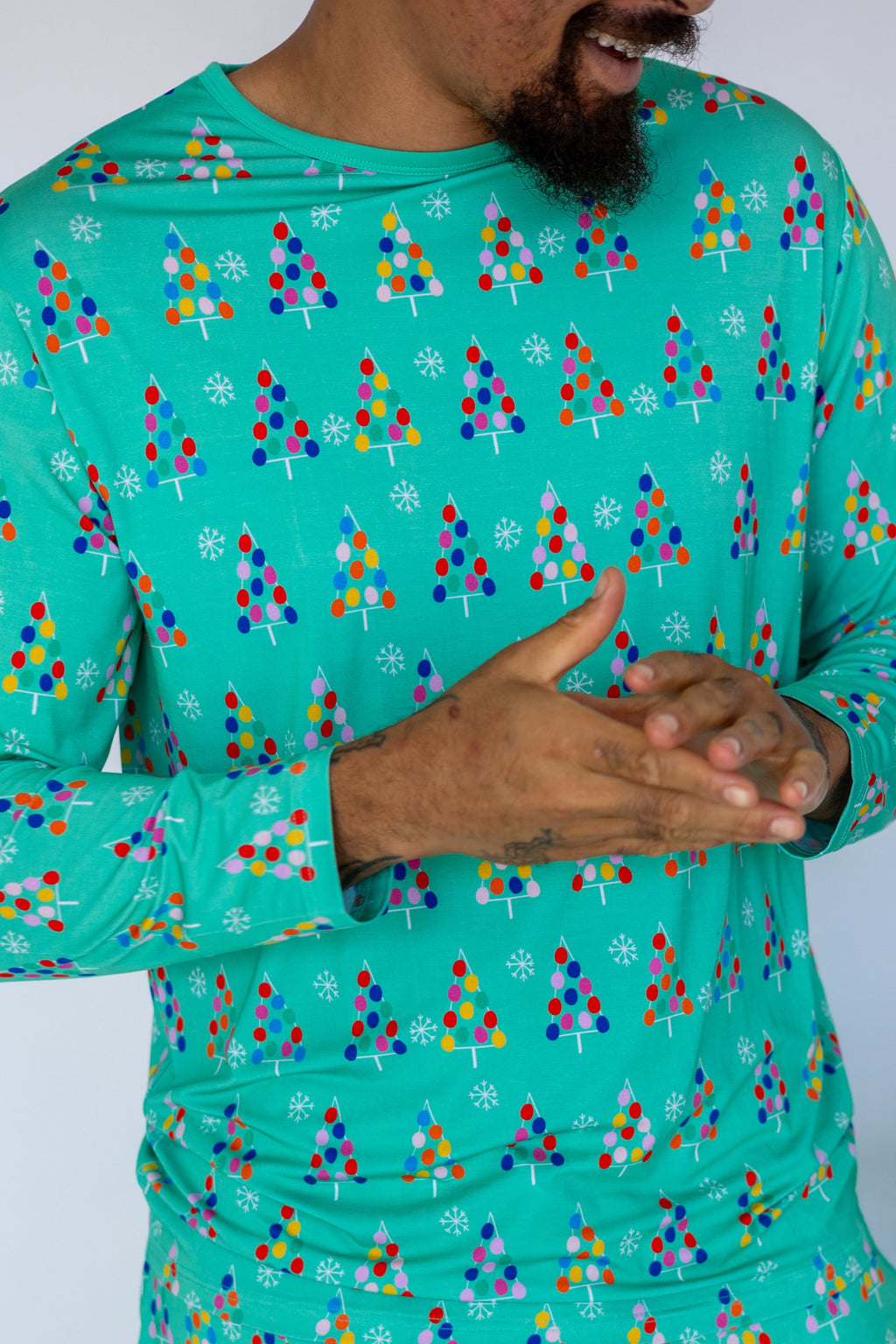 Gumdrop Tree Green Men’s Pajama Set