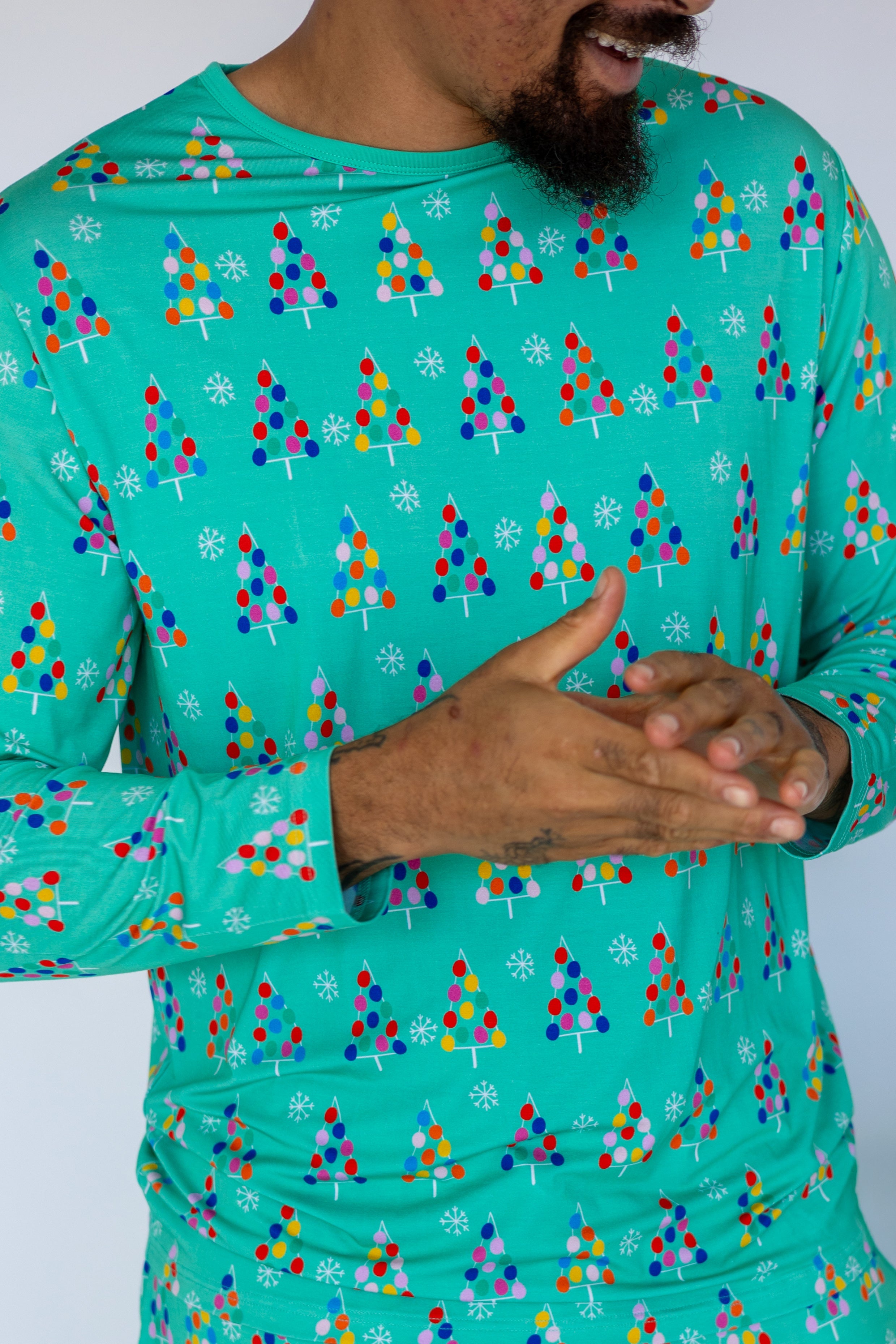 Gumdrop Tree Green Men’s Pajama Set